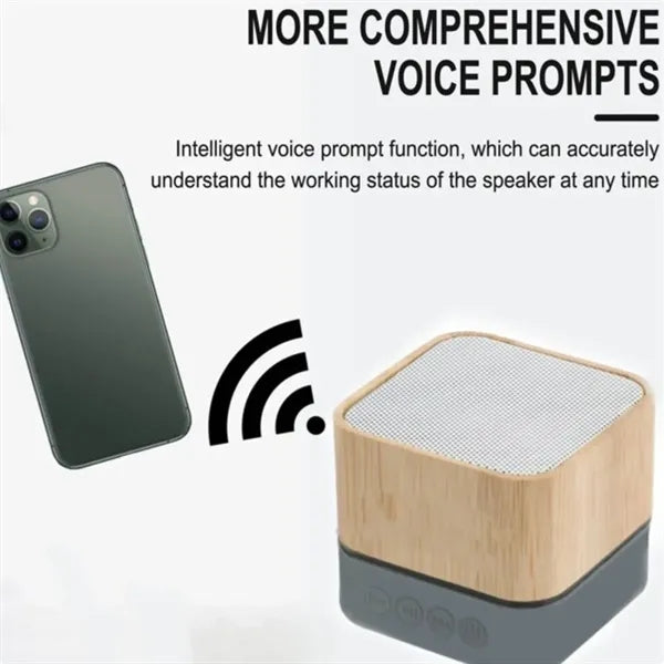Portable Surround Sound Wooden Bluetooth Speaker