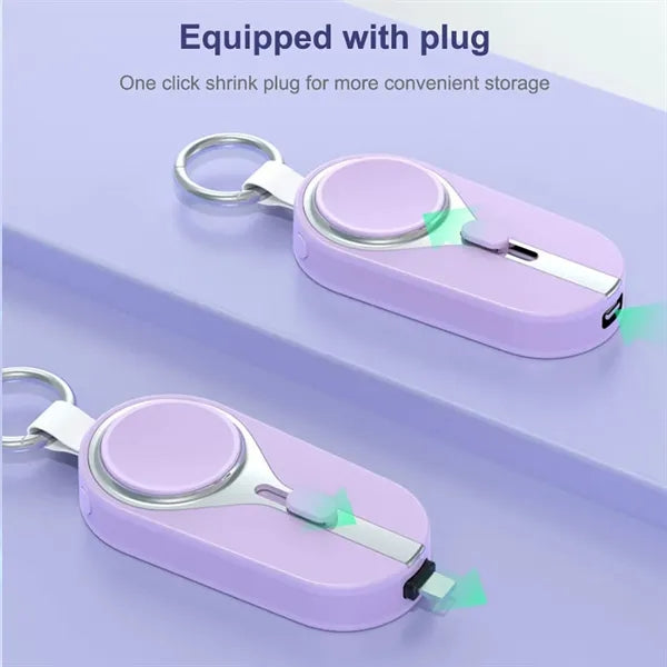 3K Solar Power Bank Keychain Emergency 2 In 1 Charger