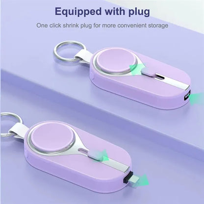 3K Solar Power Bank Keychain Emergency 2 In 1 Charger