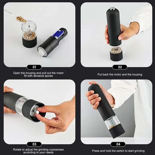 Electric Automatic Salt and Pepper Grinder