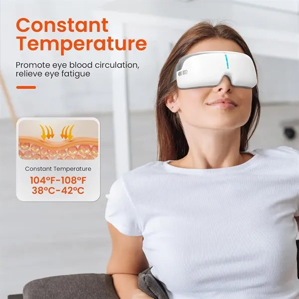 Smart Eye Massager With Heat And Bluetooth Music
