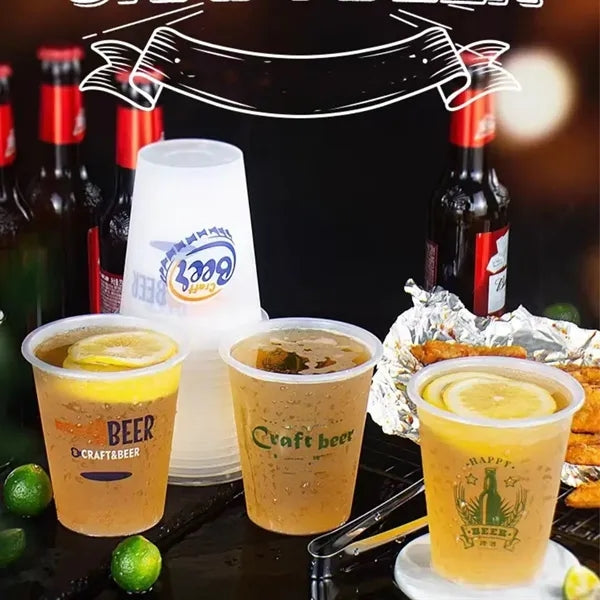 12 oz Frosted Translucent PP Disposable Party Beer Cup