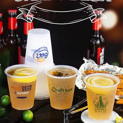 12 oz Frosted Translucent PP Disposable Party Beer Cup