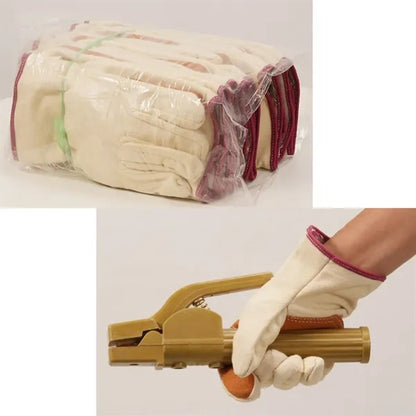 Double Layer Thickening Canvas Work Gloves