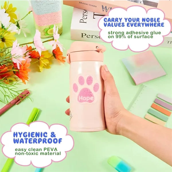Mood Calm Paw Print Stickers For Anxiety Sensory