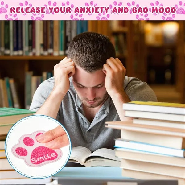 Mood Calm Paw Print Stickers For Anxiety Sensory