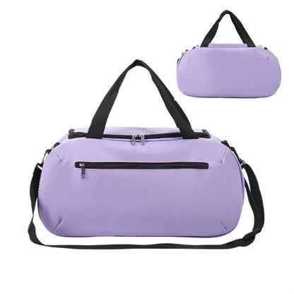 Travel Sports Gym Duffel Tote Bag with Dry Wet Separation