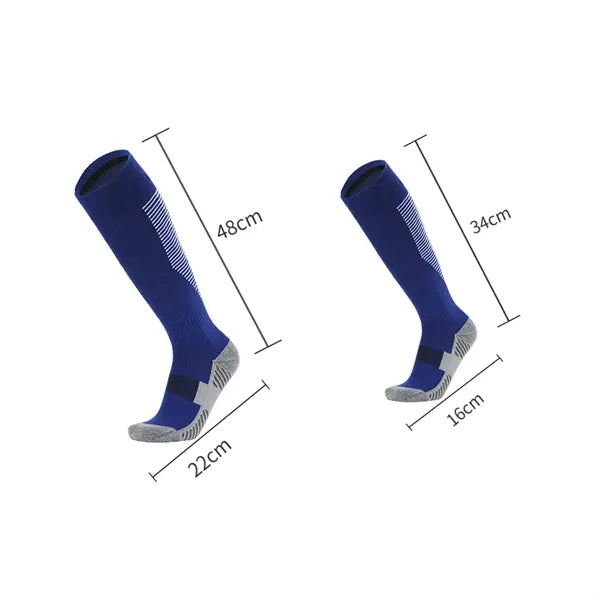 Anti-Slip Soccer Athletic Crew Long Socks