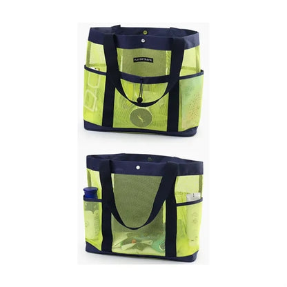 Color Mesh Beach Bag Oversized Tote