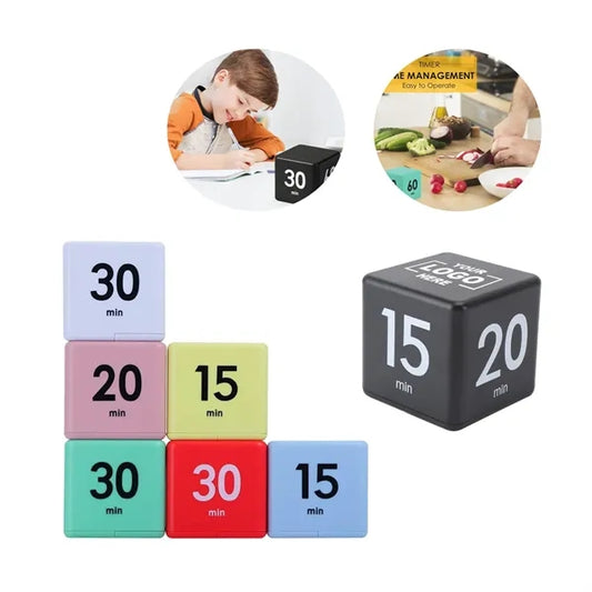 ABS Flip Cube Digital Countdown Timer with LED Display