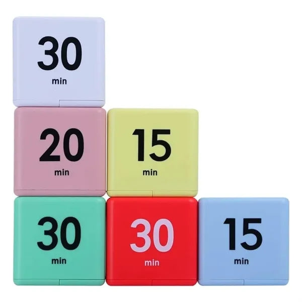 ABS Flip Cube Digital Countdown Timer with LED Display