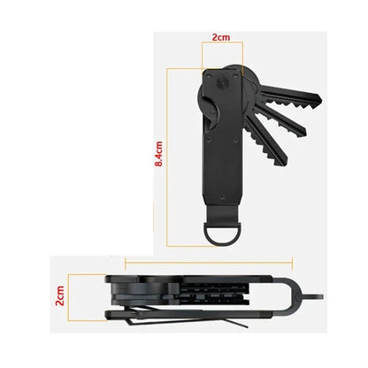 EDC Organizer Keychain Compact Key Holder