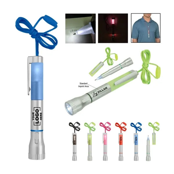 Custom Flashlight With Light-Up Pens
