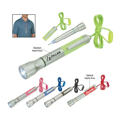 Custom Flashlight With Light-Up Pens