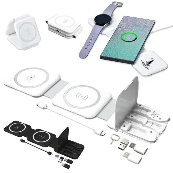 Magnetic Wireless Charger With Data Cable