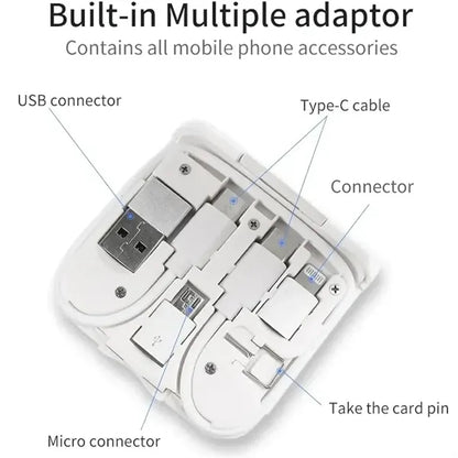 Magnetic Wireless Charger With Data Cable