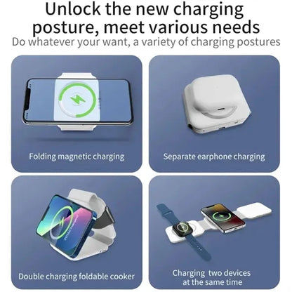 Magnetic Wireless Charger With Data Cable