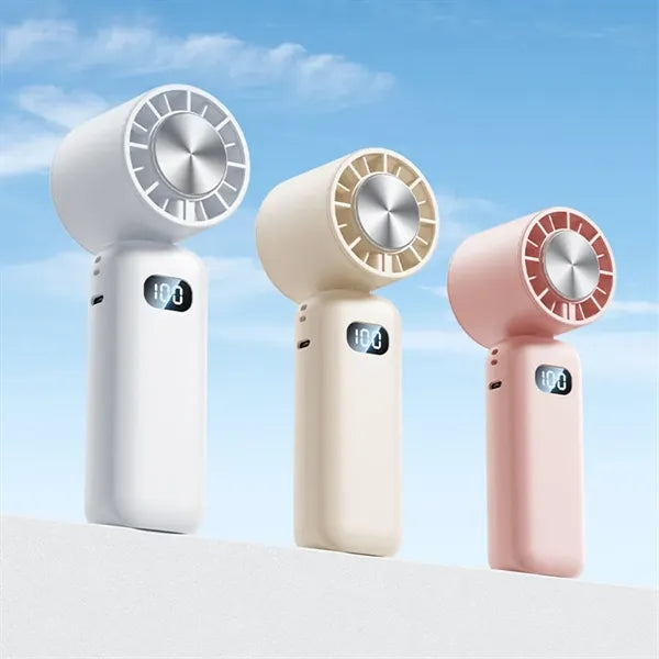 USB Cold Compress Handheld Foldable Cooling Fan