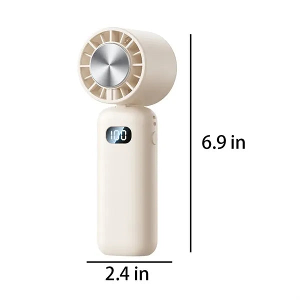 USB Cold Compress Handheld Foldable Cooling Fan
