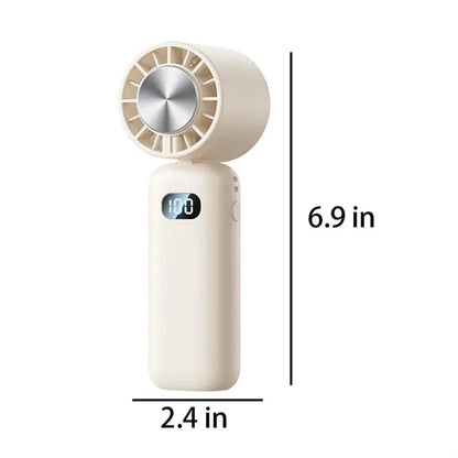 USB Cold Compress Handheld Foldable Cooling Fan