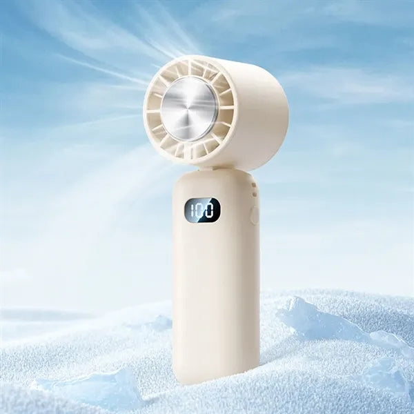 USB Cold Compress Handheld Foldable Cooling Fan