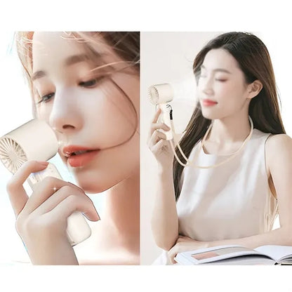 USB Cold Compress Handheld Foldable Cooling Fan