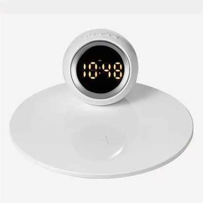 15W 3-in-1 Wireless Charger Night Light Digital Alarm Clock