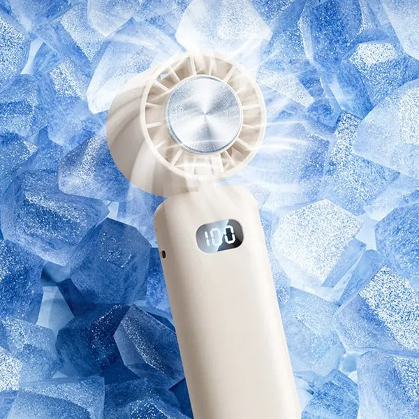 USB Cold Compress Handheld Foldable Cooling Fan