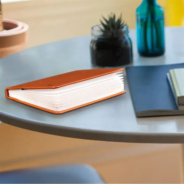 3-Color LED Folding Magnetic Book Shape Lamp Wooden Decor
