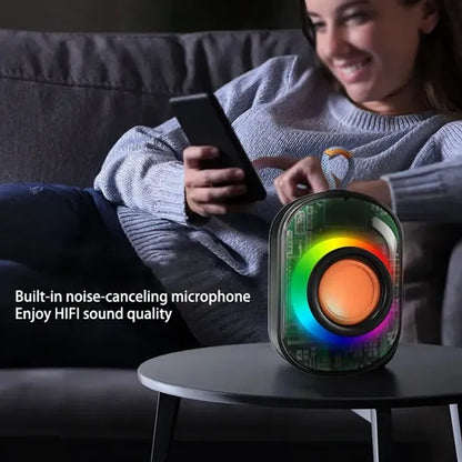 Mini Heavy Bass Wireless Speaker with RGB Lights