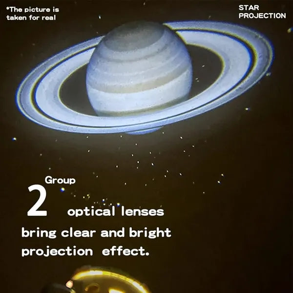 USB Rechargeable Galaxy Nebula Projector Car Shape Lamp