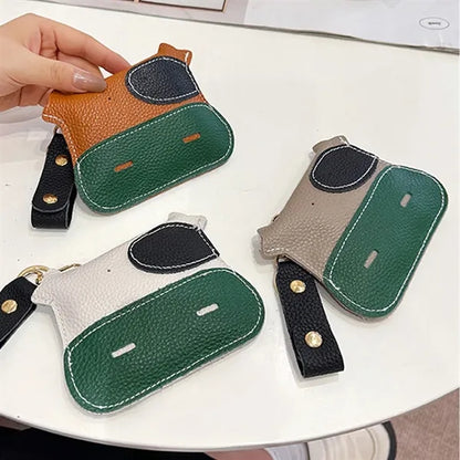 Genuine Leather Mini Cow Pattern Coin Purse Wallet