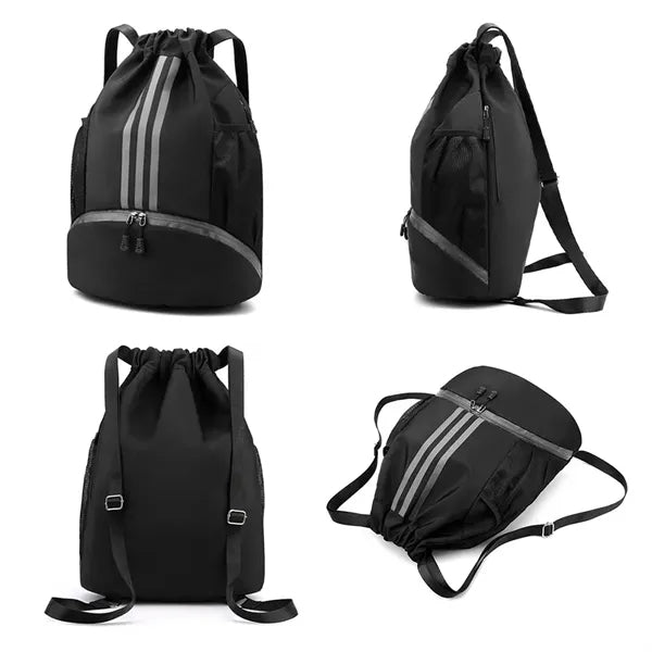 Multi-pocket Basketball Bundle Pocket Drawstring Sports Bag