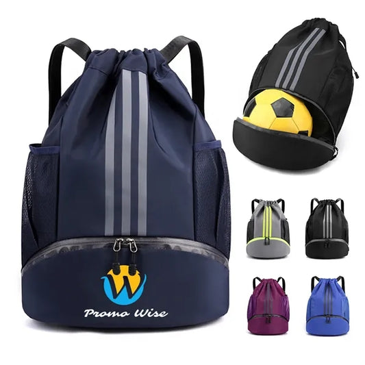Multi-pocket Basketball Bundle Pocket Drawstring Sports Bag