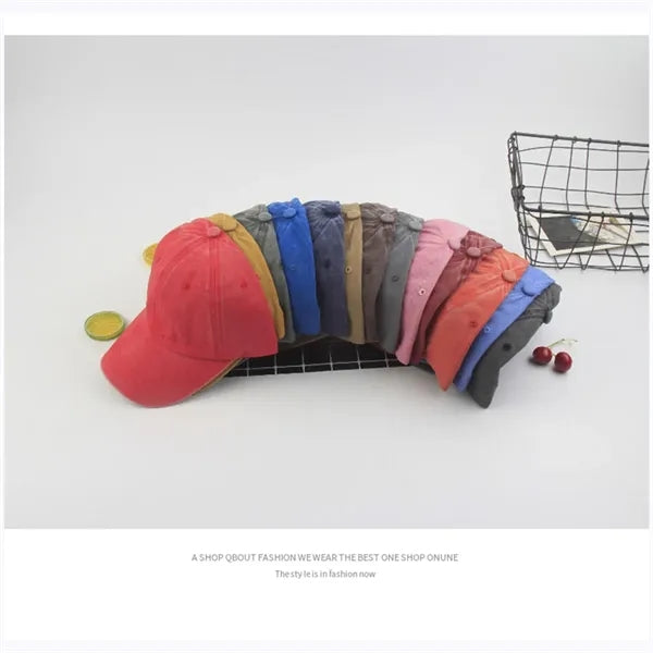 Cotton Vintage Baseball Cap Golf Dad Hat
