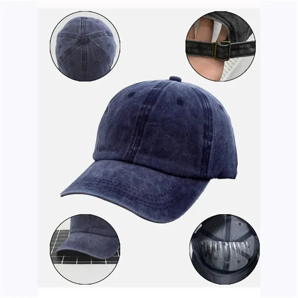 Cotton Vintage Baseball Cap Golf Dad Hat