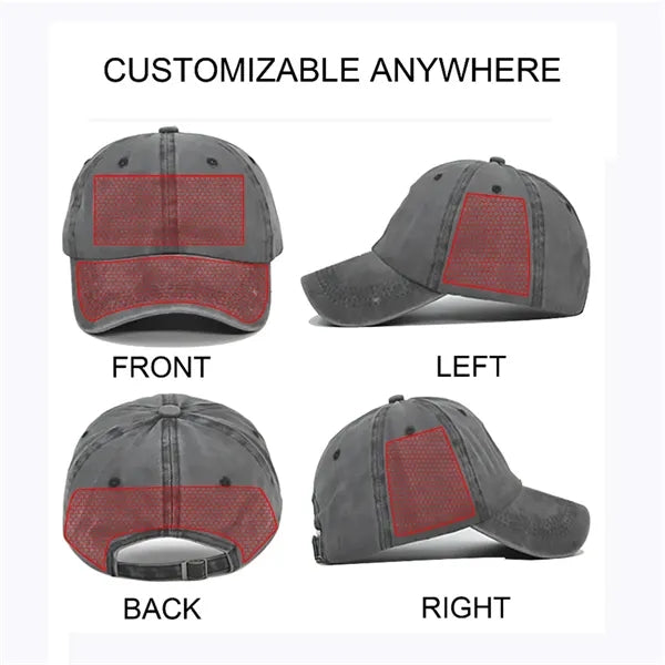 Cotton Vintage Baseball Cap Golf Dad Hat