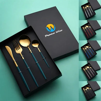 Mirror polishing stainless steel cutlery set