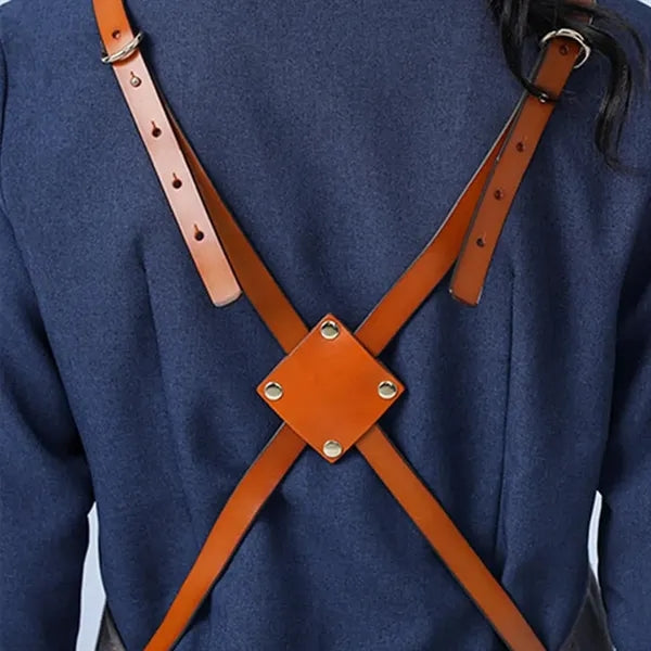 Canvas Cross Back Work Apron with Multiple Tool Pocket