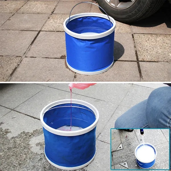9L Portable Waterproof Foldable Bucket For Camping Fishing