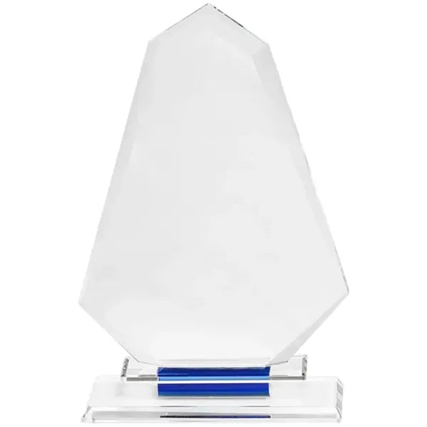Blue Accent Crystal Glass Awards