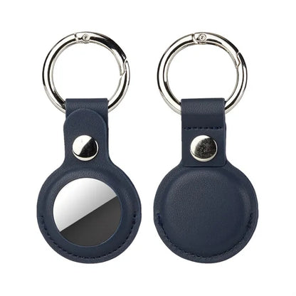 PU Leather Tag Holder with Keyring