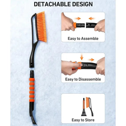 2 in 1 Detachable Ice Scraper And Snow Brush