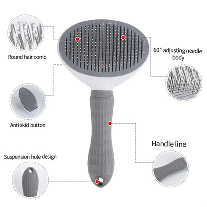 Dog Cat Bunny Pet Grooming Deshedding Brush