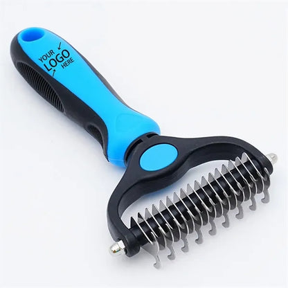 Double Sided Deshedding Grooming Brush For Dogs Cats Pets