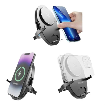 Folding 15W Fast Charging Mobile Phone Holder Wireless Charg