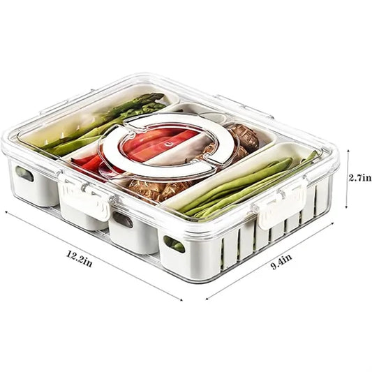Divided Serving Tray Fresh-Keeping Box