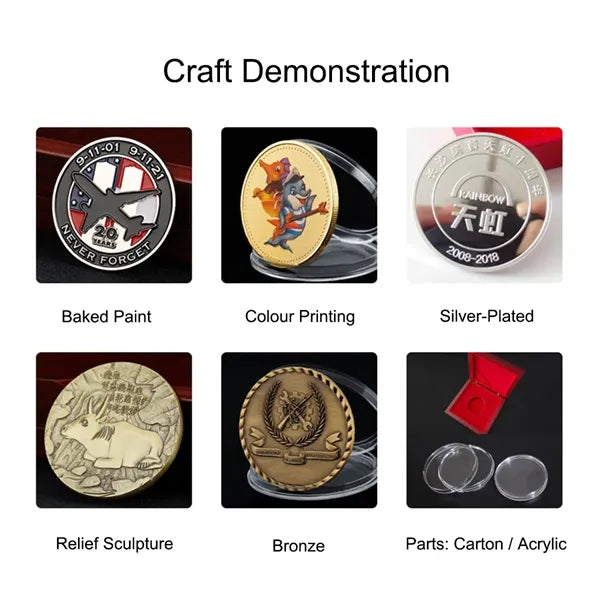 Custom Baking Paint Metal Coins