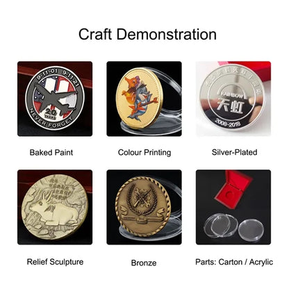 Custom Baking Paint Metal Coins