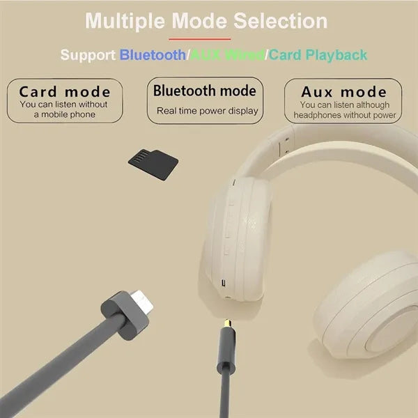 Hi-Res Wireless Bluetooth Over Ear Headphones